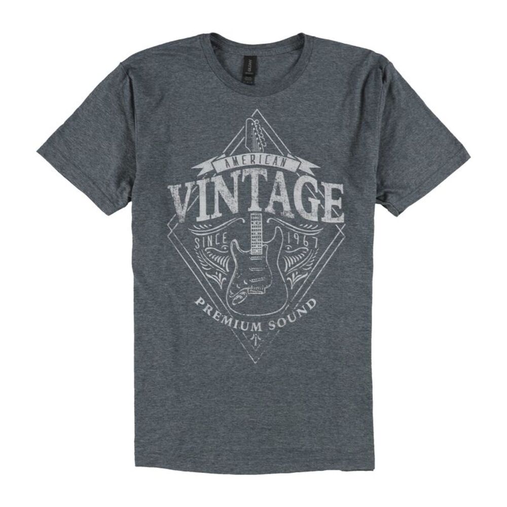 Gildan Mens American Vintage Premium OSund Graphic T-Shirt, NWT